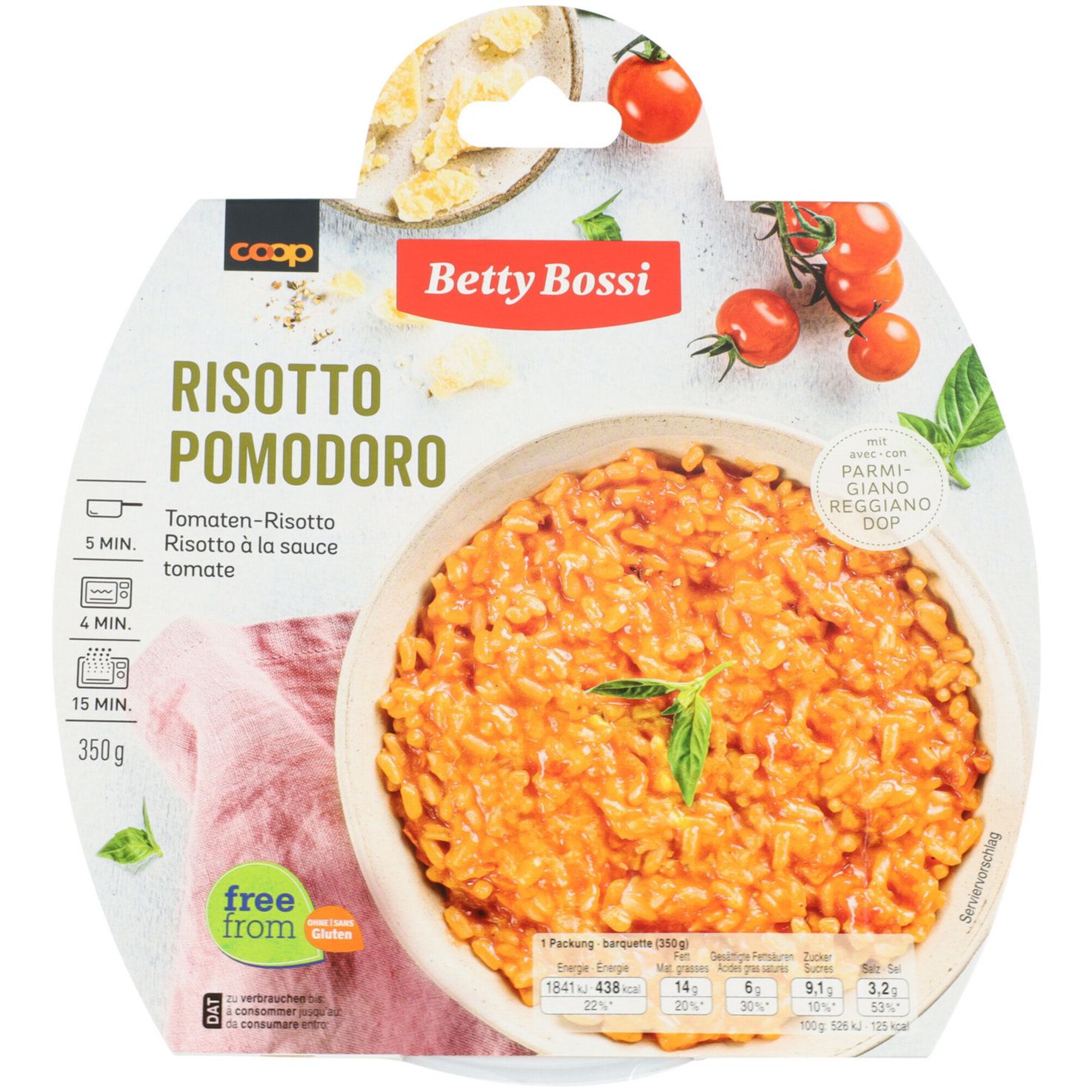 Betty Bossi Free From Risotto Pomodoro 350g