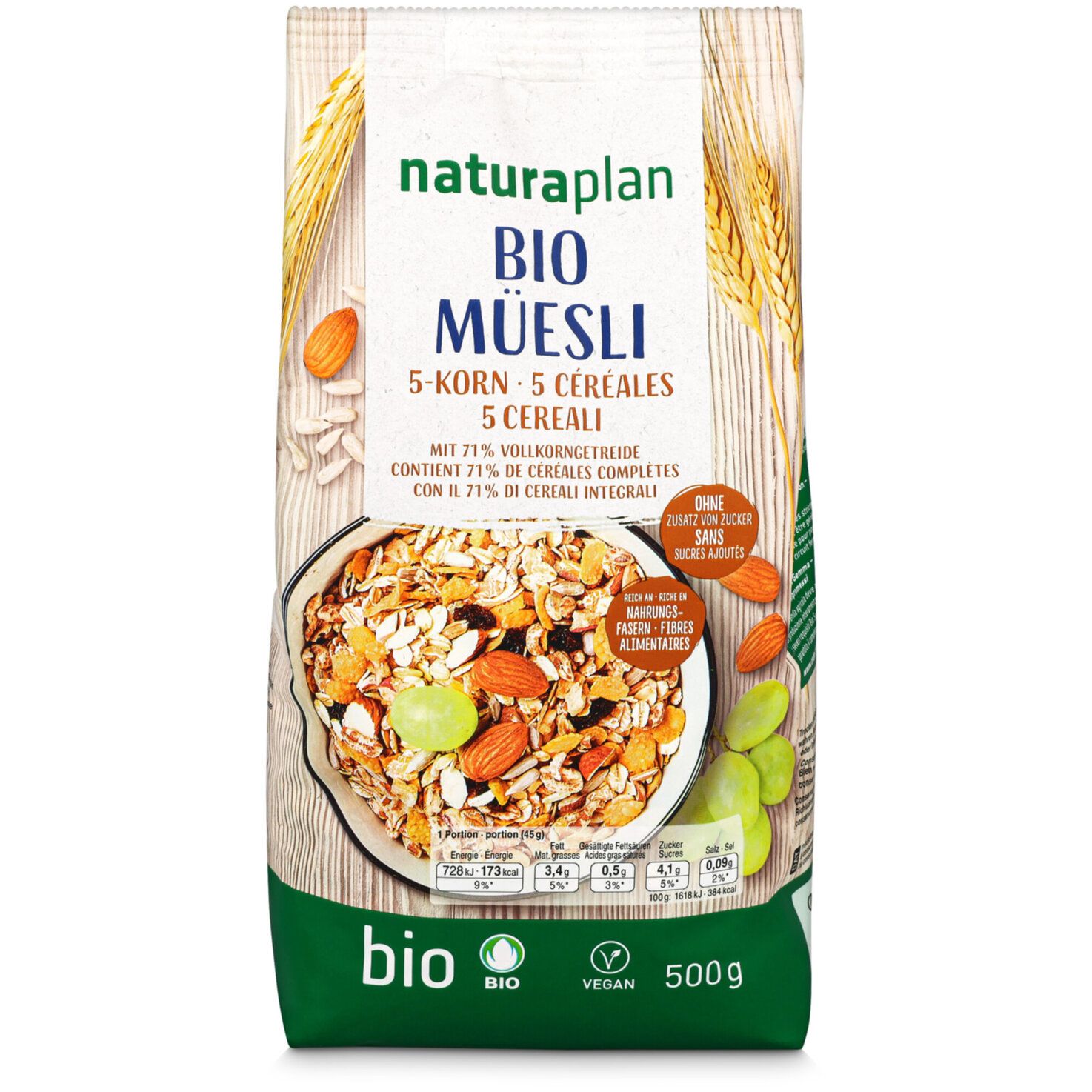 Bio 5-grans Müesli S.su. 1x500g