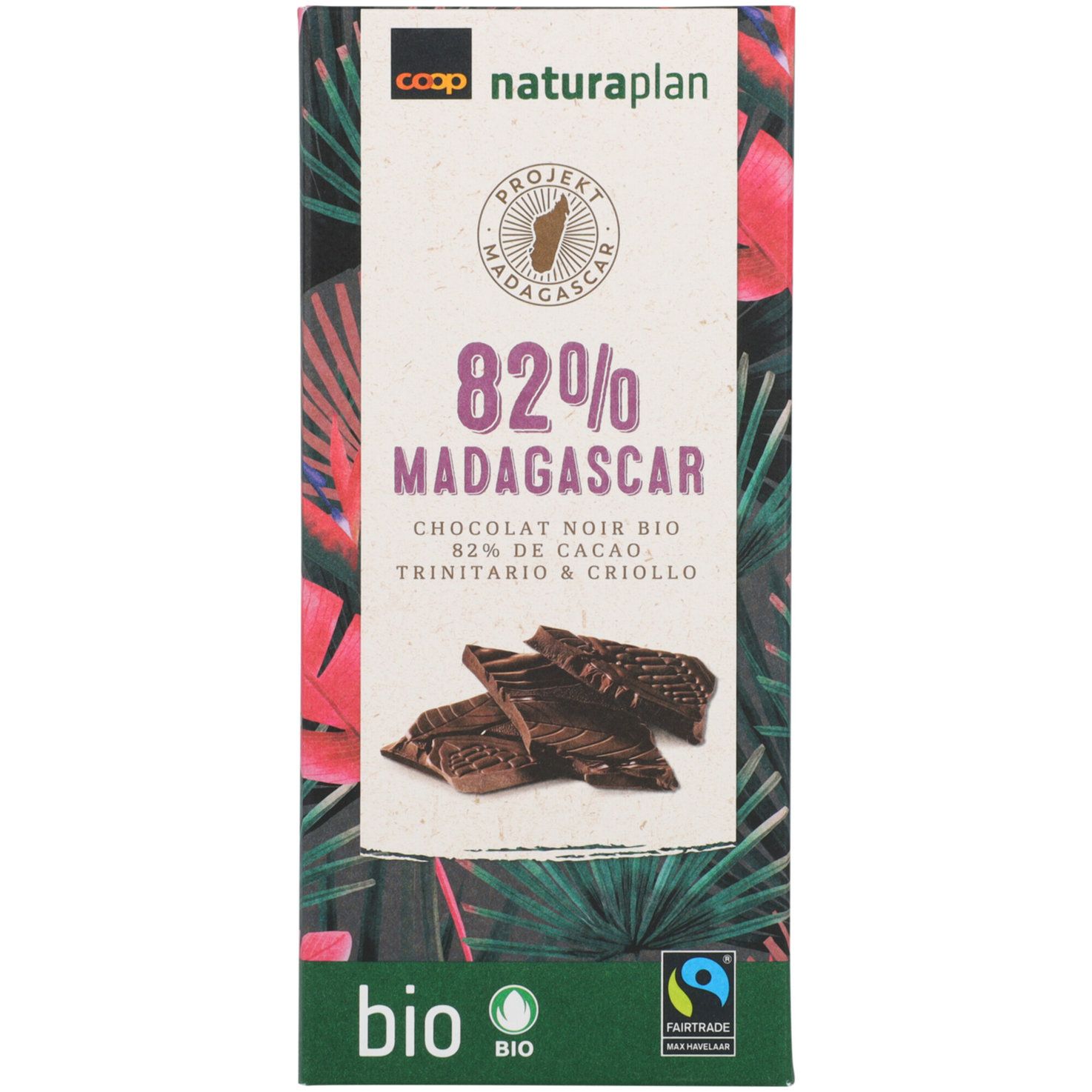 Bio 82% Madagascar 100g