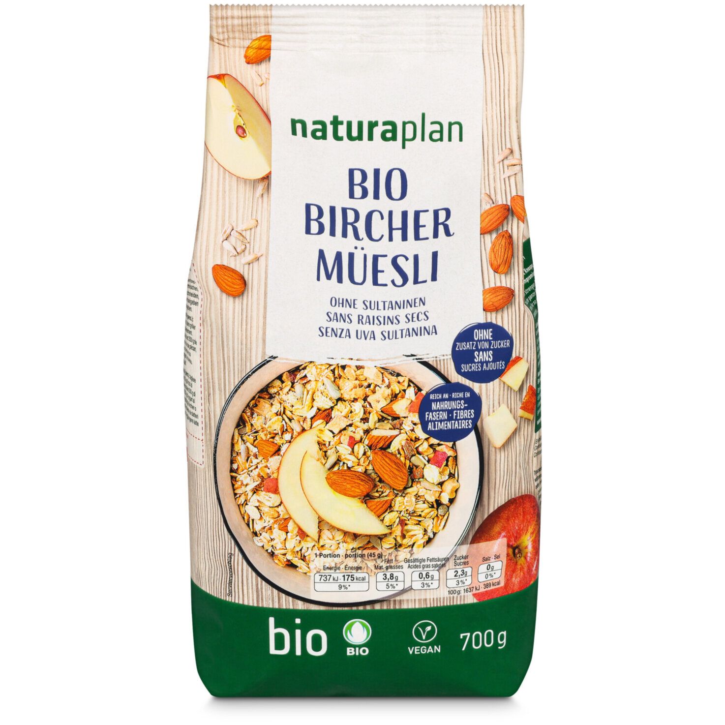 Bio Birchermuesli 700g
