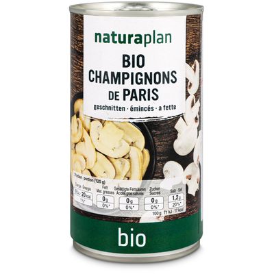 Bio Champignons de Paris émincés 180g