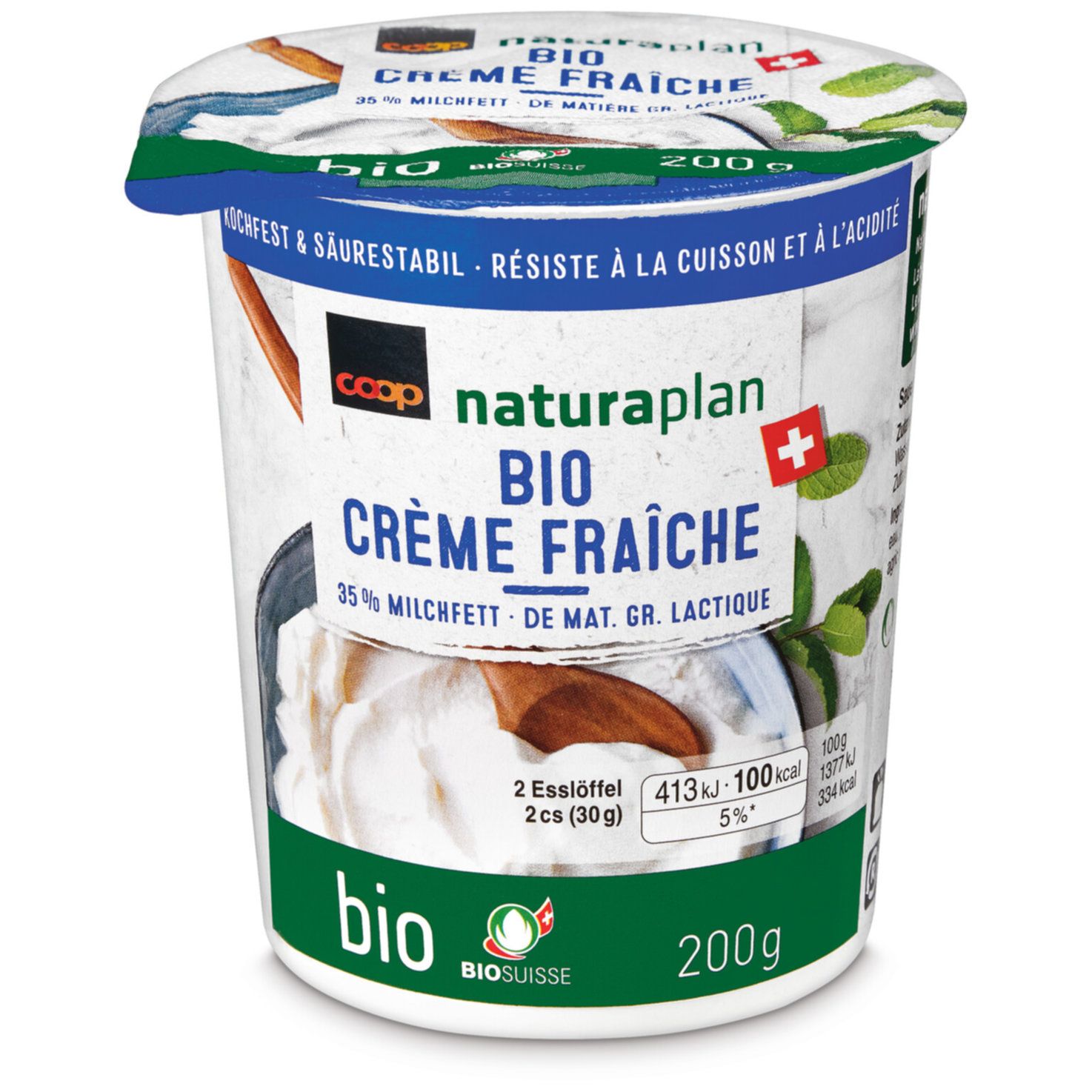 Bio Crème Fraîche Nature 35% gras  1x200g