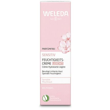 Crème hydratante légère Weleda Sensitiv Amande30ml