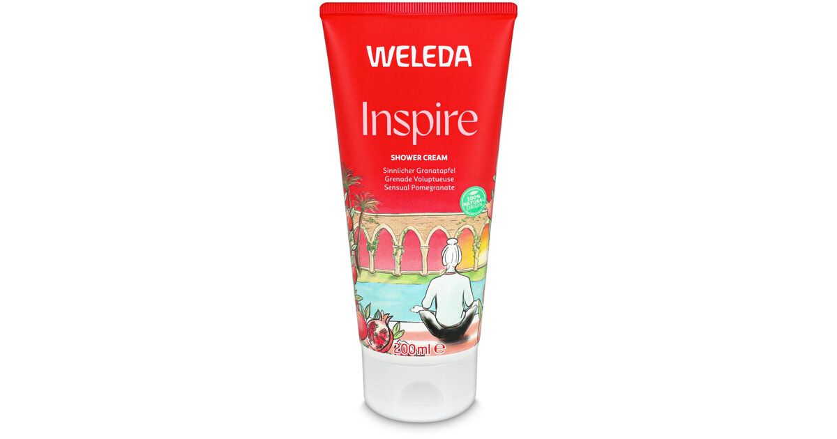 WELEDA Inspire Crème de Douche Éveil des Sens Grenade 200ml