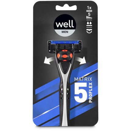 Rasoir Well Men Matrix5 + 1 lames