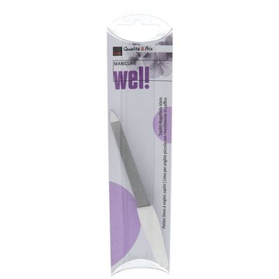 Wel! Lime à ongles en verre arc-en-ciel 14cm assortis 1pce