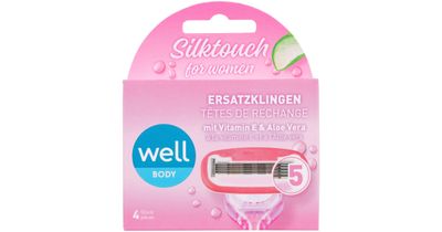 Wel! Lames de rasoir de recharge pour femme 4 pièces