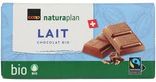 Bio Fairtrade Plaque de chocolat au lait 200g