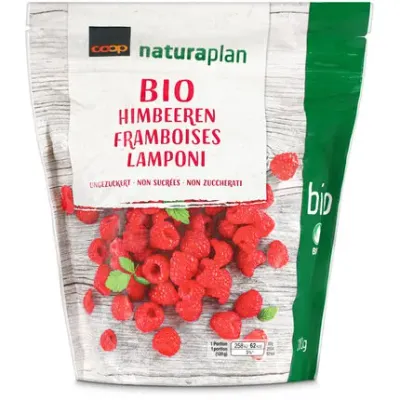 Bio Framboises non sucré surgelées 300g