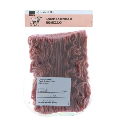 Viande d&#39;agneau haché env. 300g