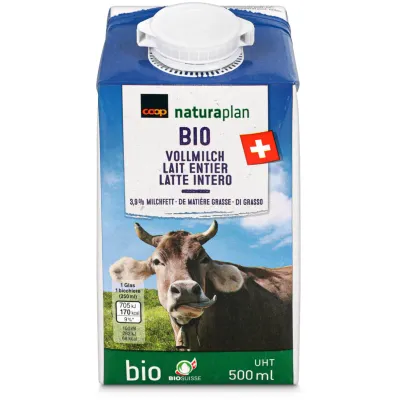 Bio Lait Entier UHT 1x500ml 3.9%