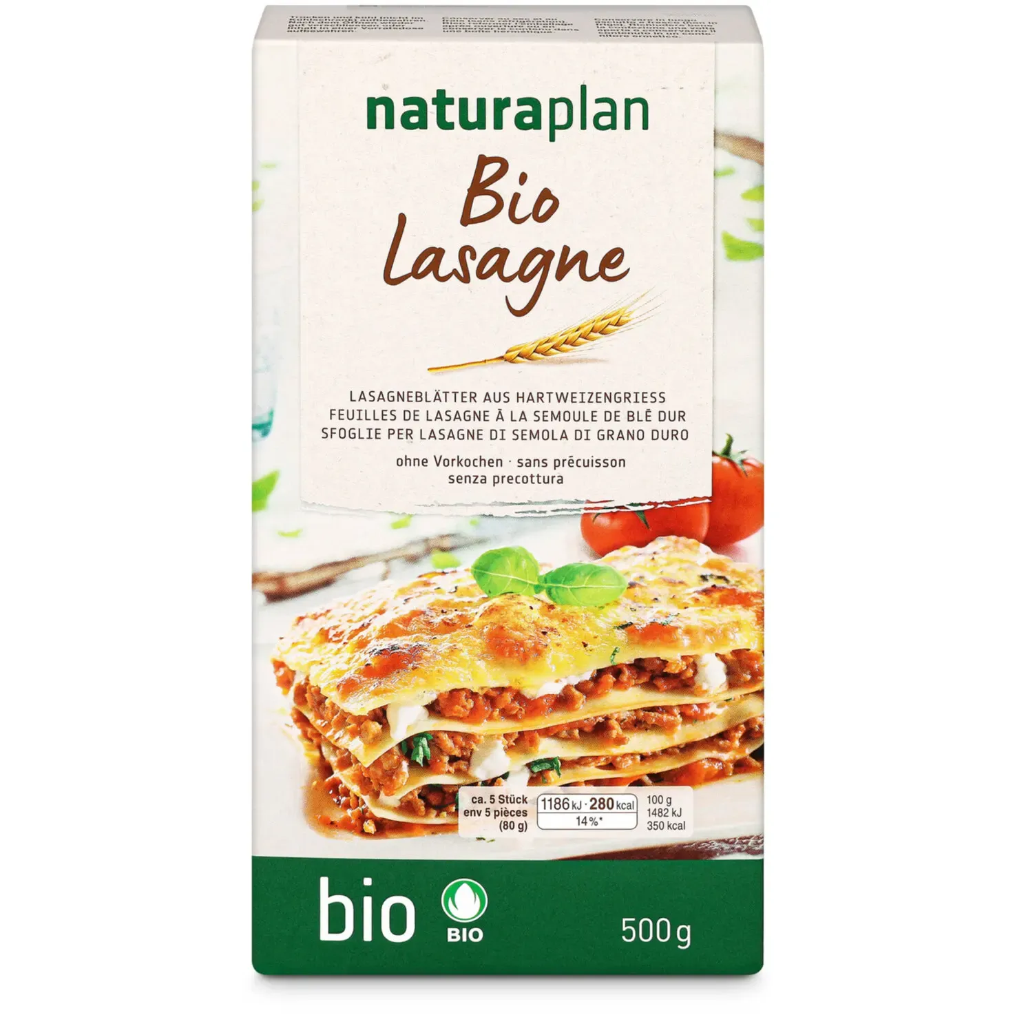 Bio Lasagne 1x500g