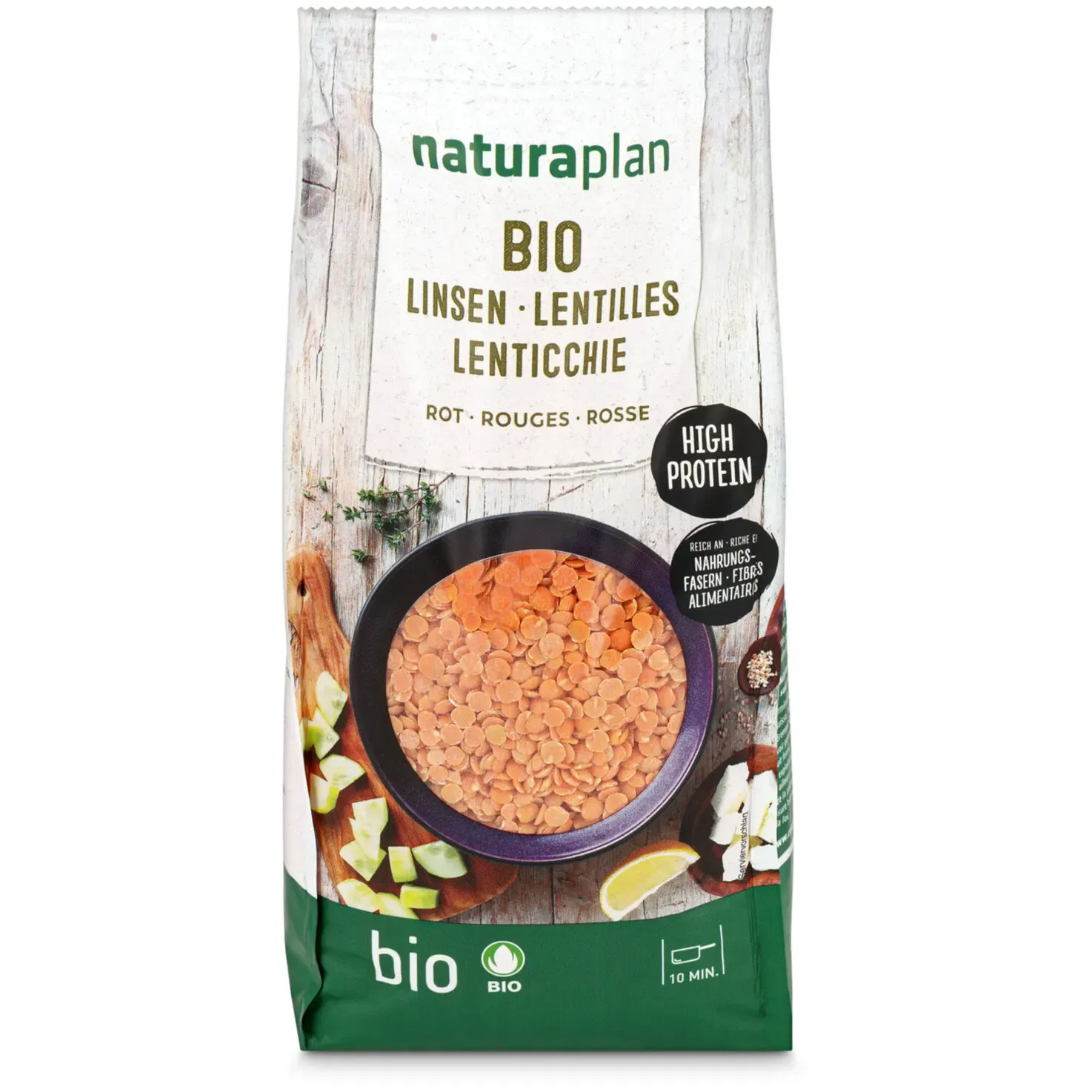 Bio Lentilles rouges 500g
