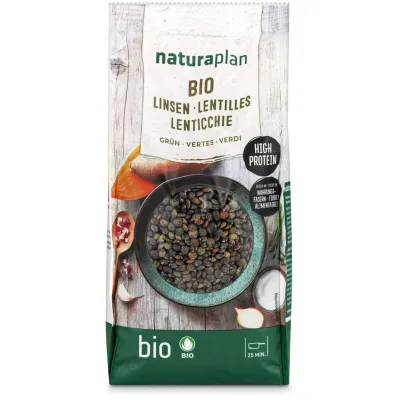 Bio Lentilles vertes 500g