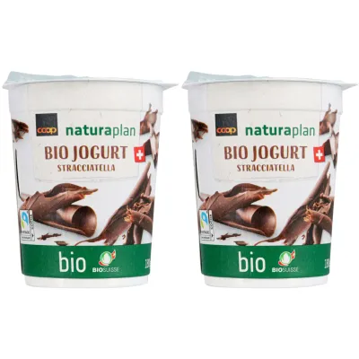 Yogourt bio Stracciatella Fairtrade 2x180g