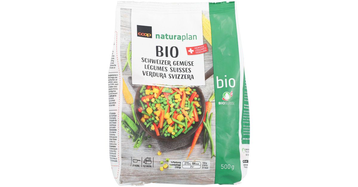 Bio Mélange de légumes 500g