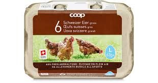 Bio Oeufs élevage au sol 63g+ 6 pièces