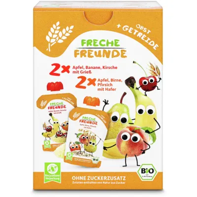 Bio Squeeze de cidre 4x100g