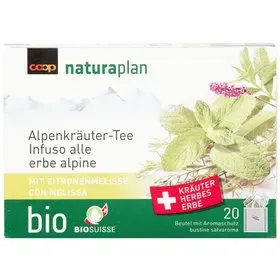Bio Tisane Alpine avec melisse