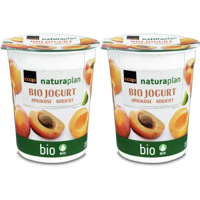 Bio Yogourts à l&#39;abricot 2x180g