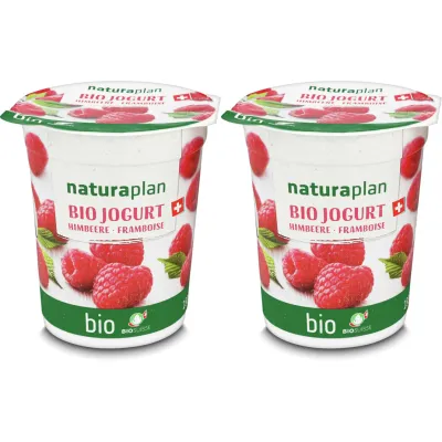 Bio Yogourts à la framboise 2x180g 2x 180g