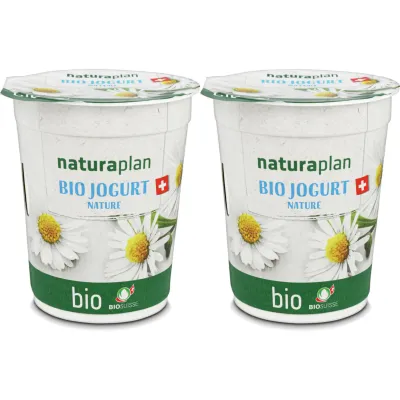 Bio yogourt Nature 2x180g
