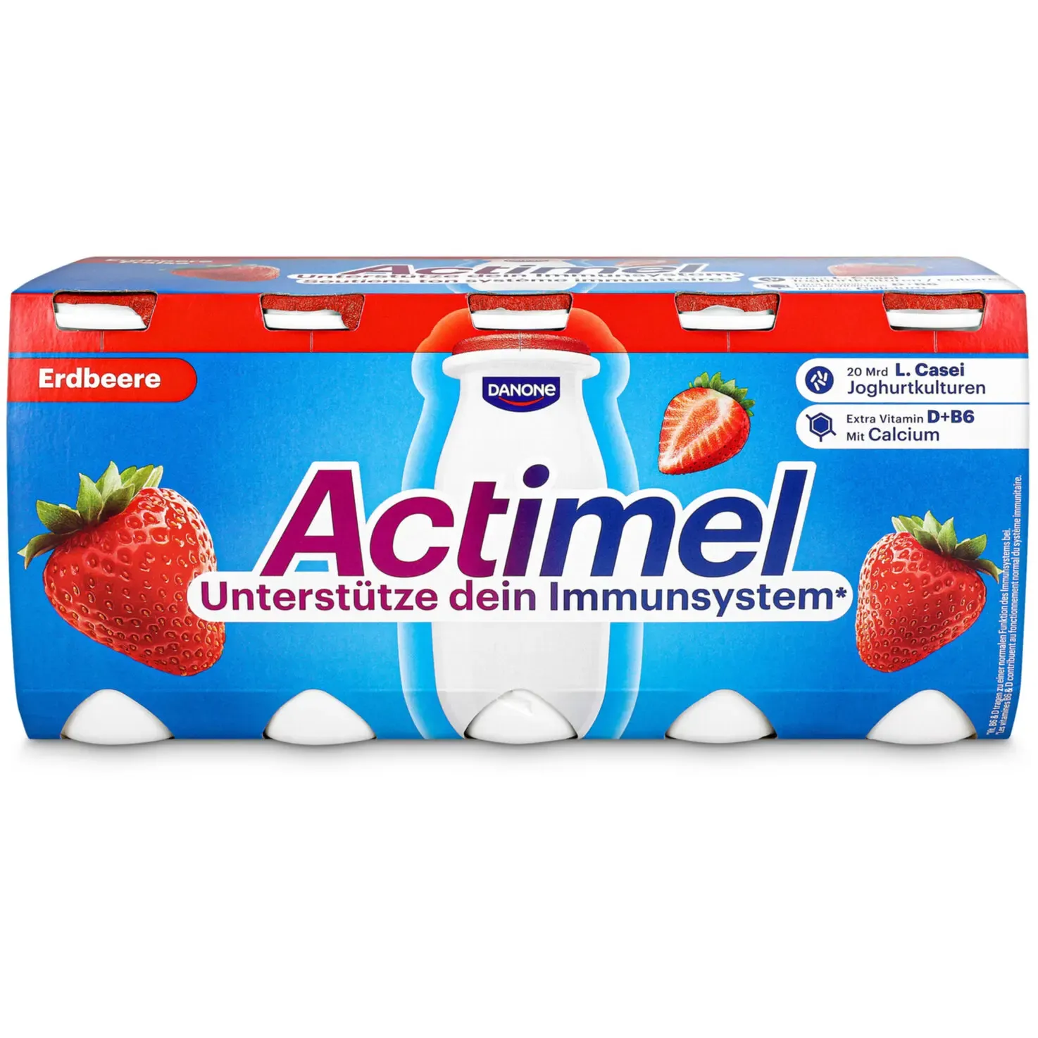 Boisson au yogourt Actimel Fraise 10x100g