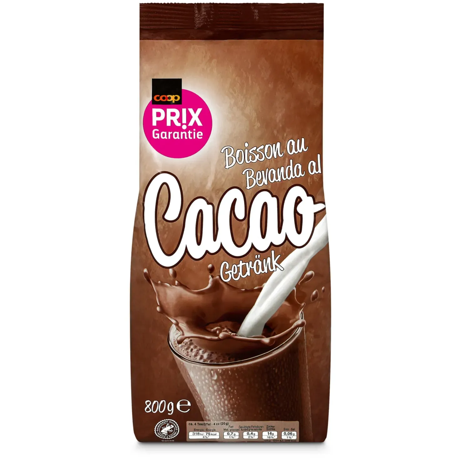 Boisson cacaotee 800g