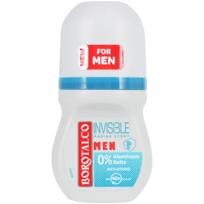 Borotalco Déodorant roll-on Invisible 50ml