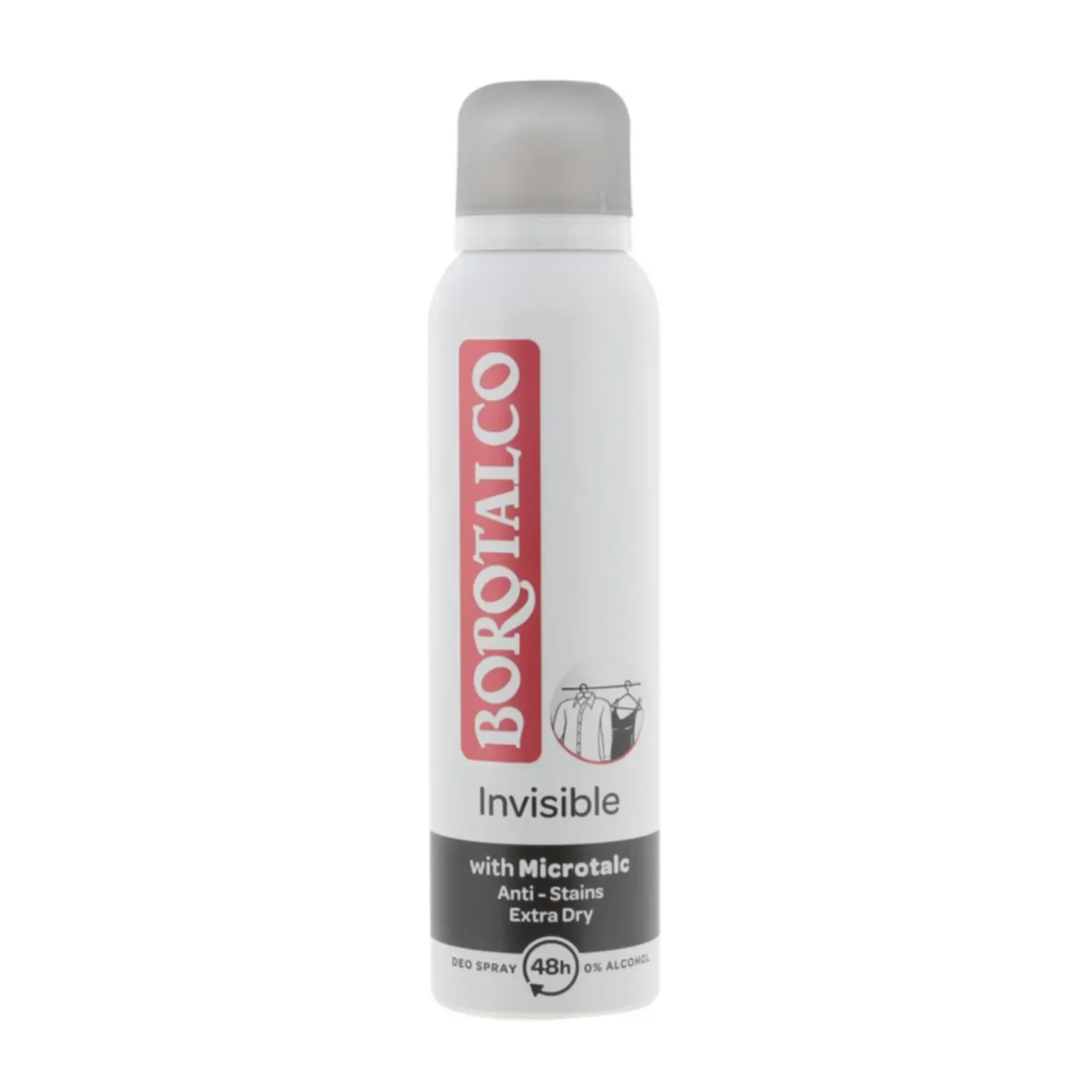Borotalco Déodorant en spray Invisible 150ml