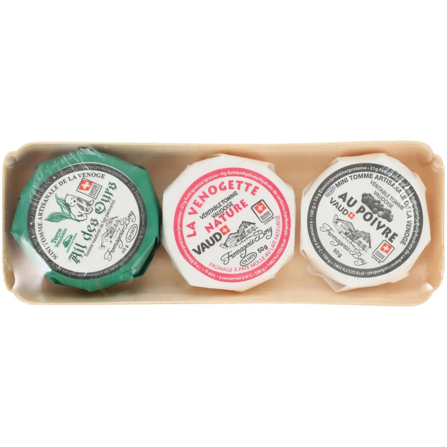 Bory Mini tommes 3 pièces 160g
