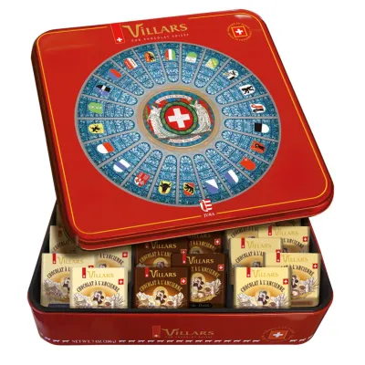 Boîte de chocolats Villars à l&#39;ancienne200g