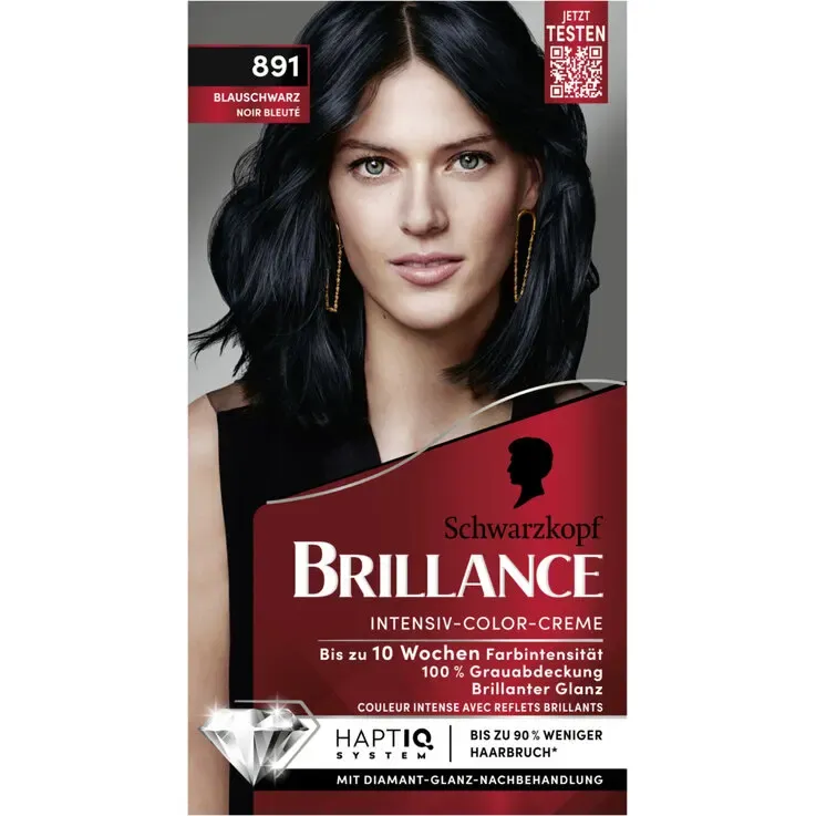 Coloration Brillance Intensiv-Color-Creme 891 noir bleuté