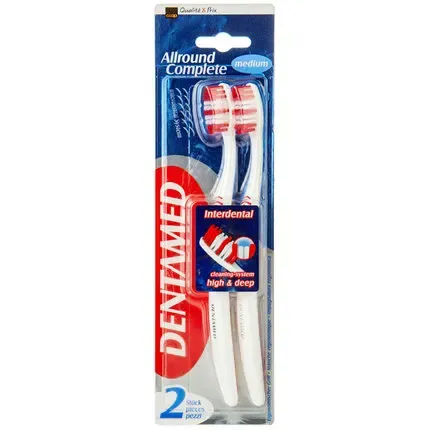 Brosses à dents Dentamed Allround complete Interdental Medium 2 pièces