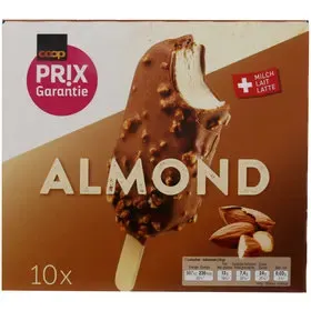 Bâtonnets glacées à la vanille &amp; amandes 10x120ml 1200ml