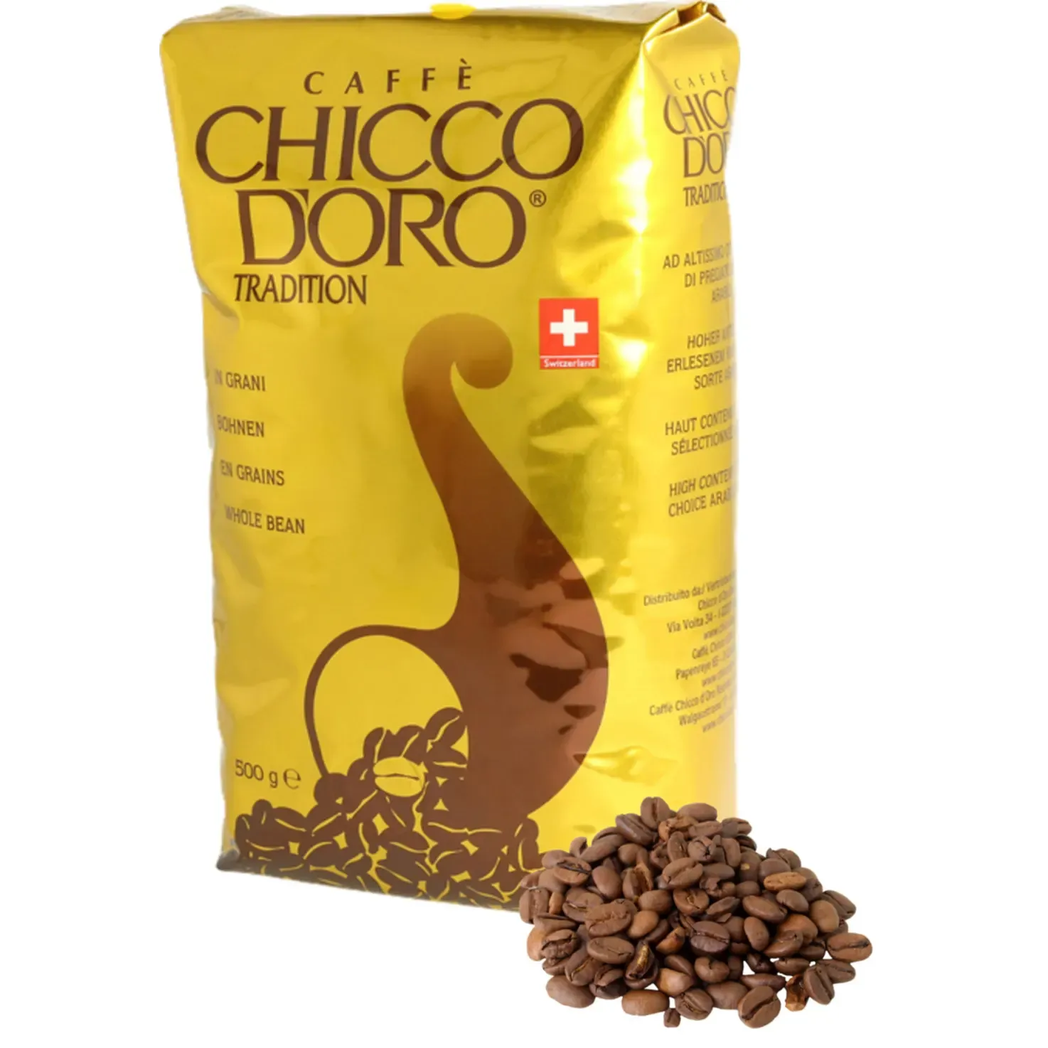Café en grains Chicco d&#39;Oro Tradition 500 g