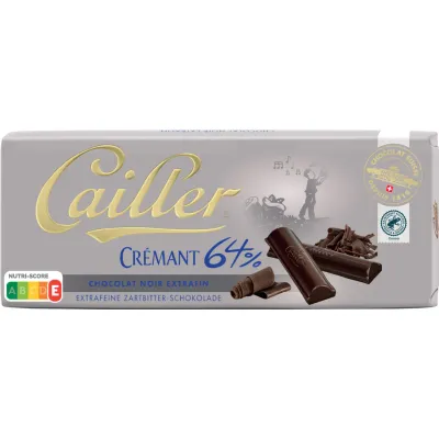 Cailler Crémant Chocolat noir 64% 100g