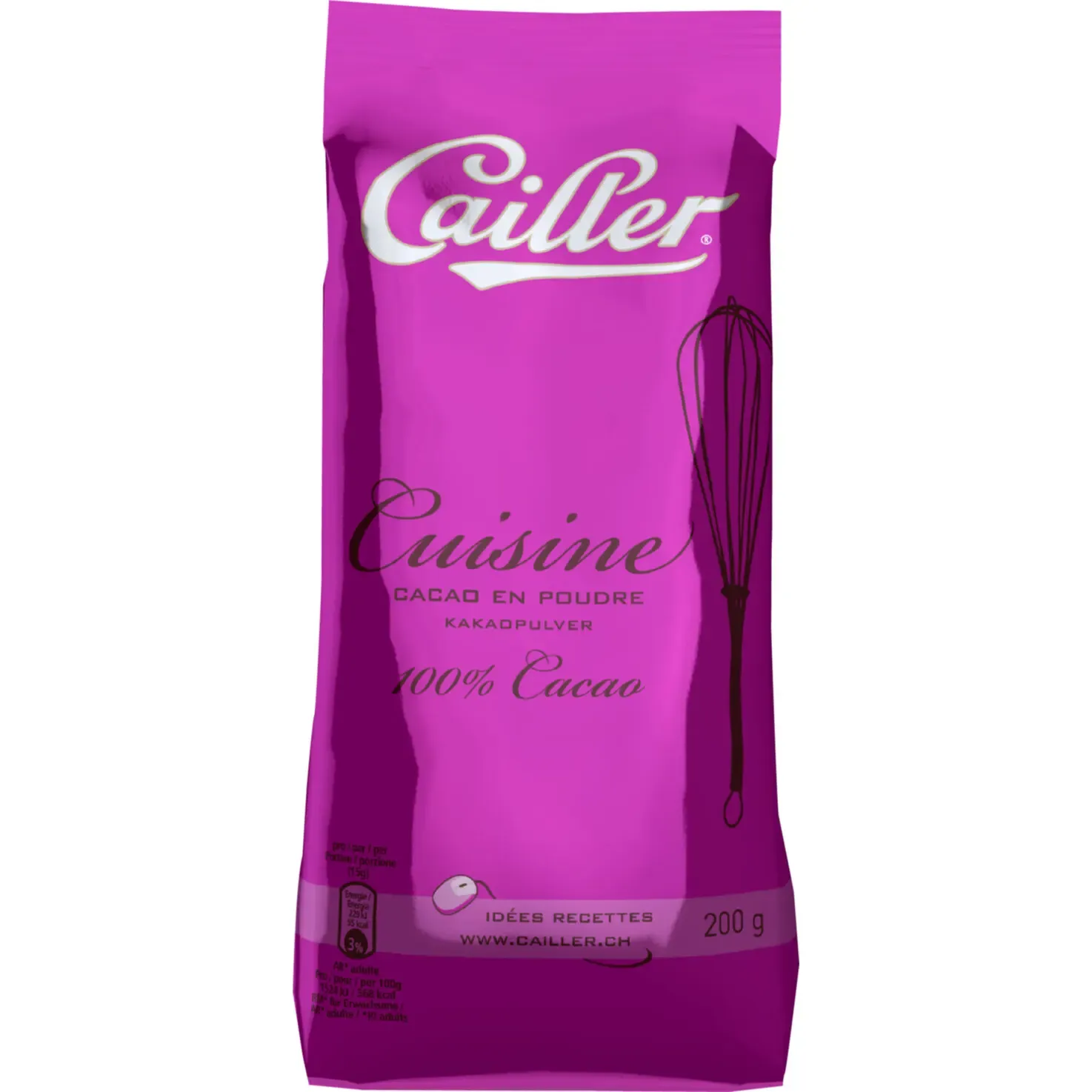 Cailler Cuisine Poudre de cacao 1x200g