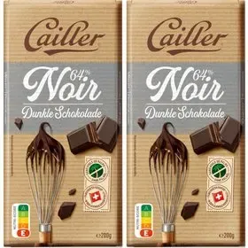 Cailler Dessert noir 64% 2x200g