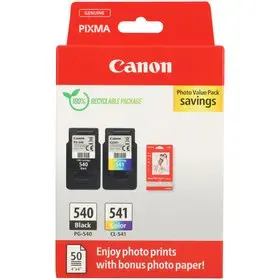 Cartouches d&#39;encre Canon multipack noir &amp; couleurs PG-540 &amp; CL-541