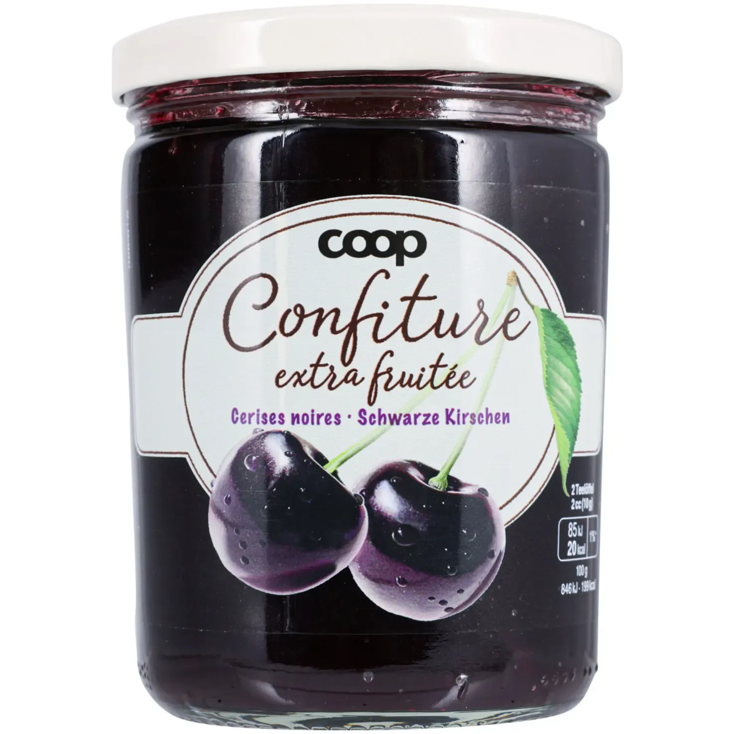Confiture Cerises noires 460g