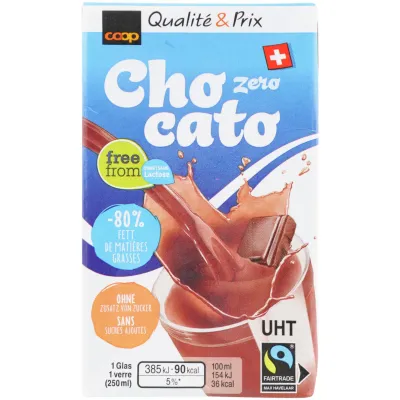 Chocato Drink Fairtrade Zero 1x250ml