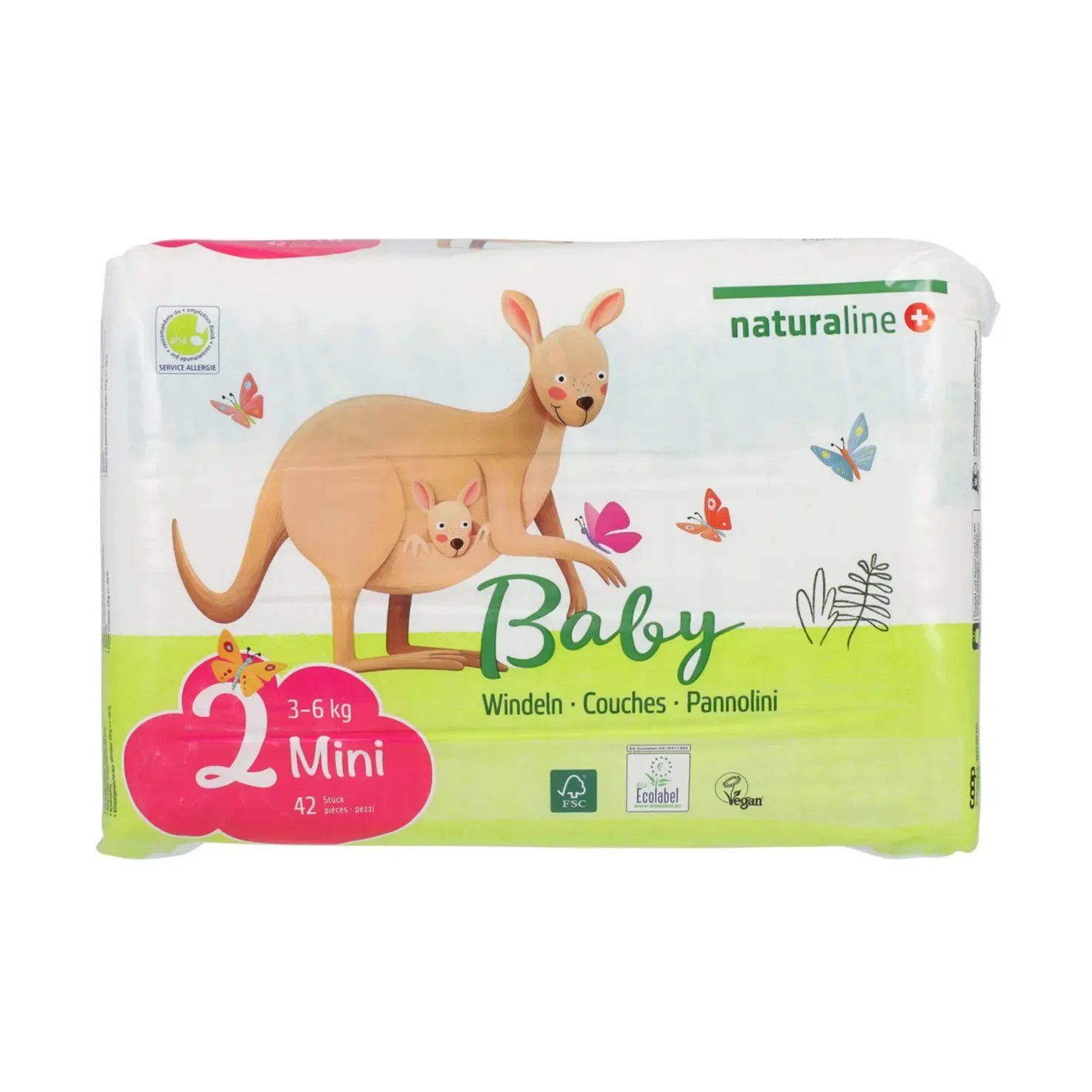 Couches Mini 3-6kg 42 pièces