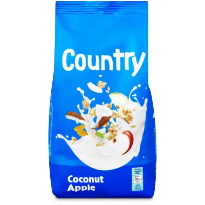 Country Barre de muesli à la noix de coco &amp; pomme 400g