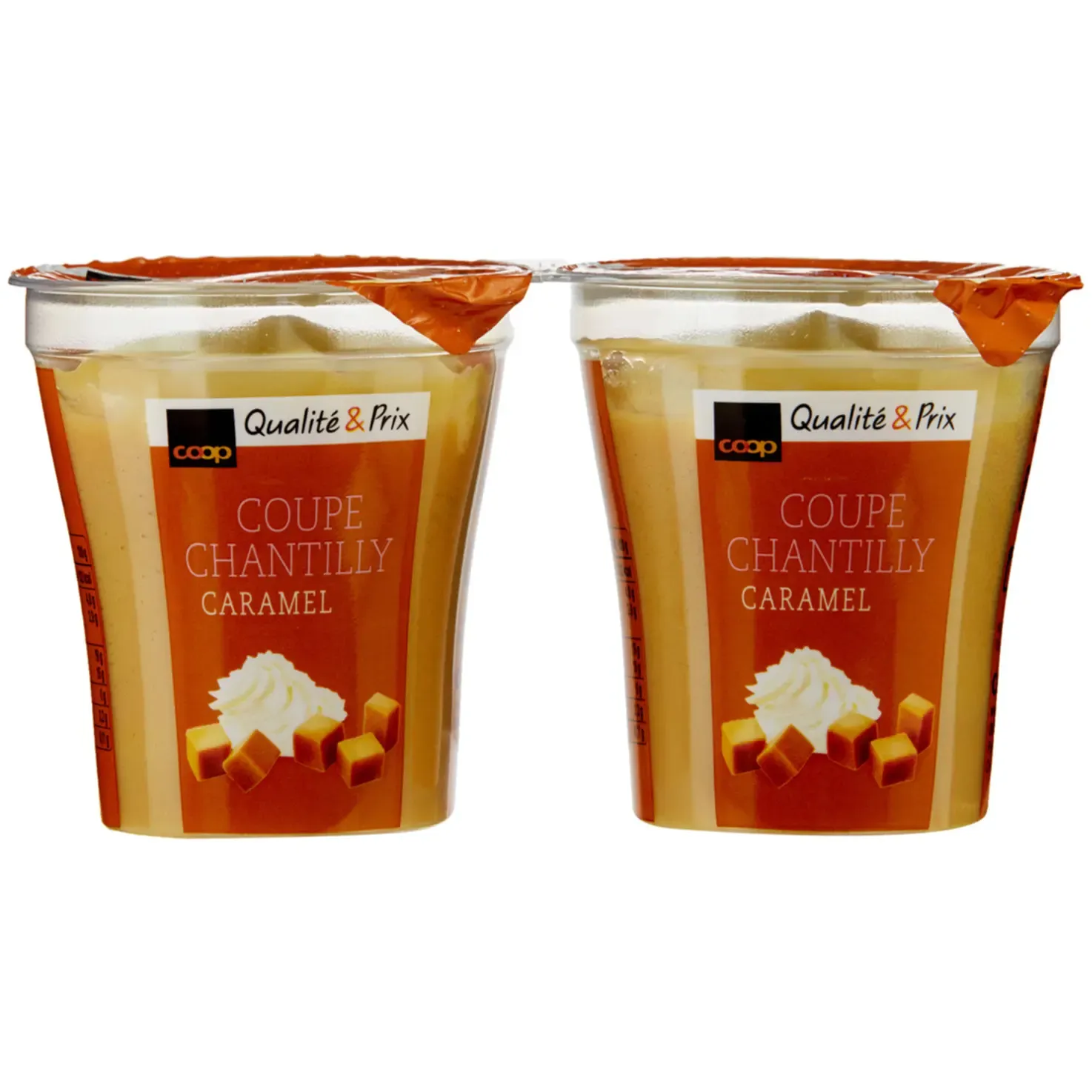 Coupe chantilly au caramel 2x125g