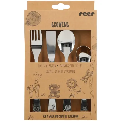 Couverts en inox enfant Reer dès 3 ans