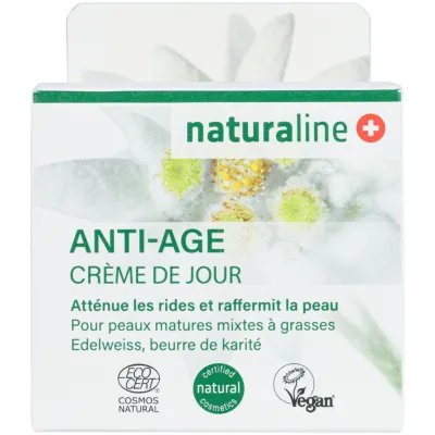 Crème de jour anti-âge peaux mixtes à l&#39;edelweiss 50ml