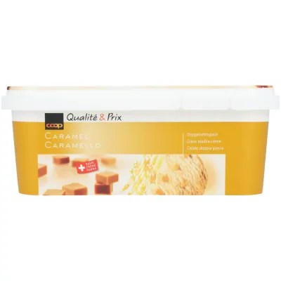 Crème glacée double crème &amp; caramel 900ml