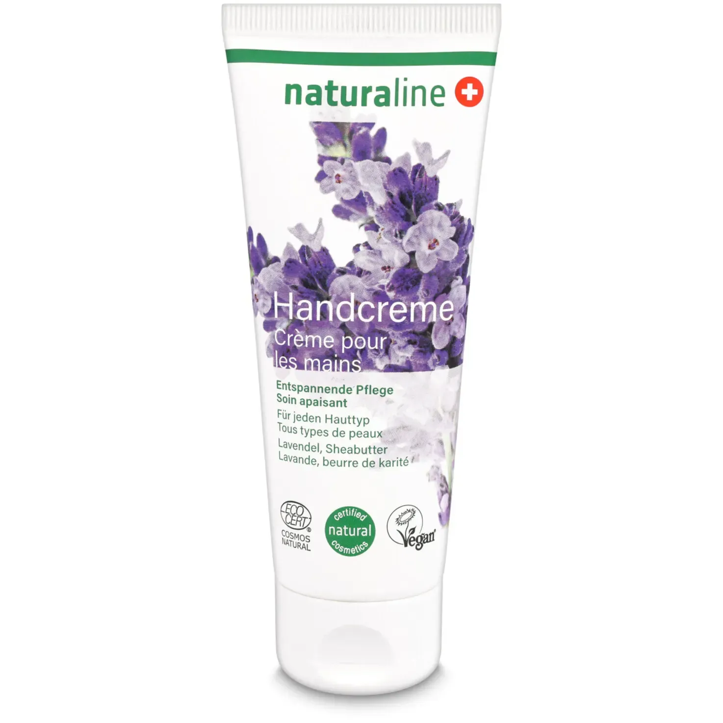 Crème pour les mains Naturaline Lavande-Beurre de karité 75ml