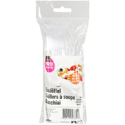 Cuillieres transparent 1x10pcs